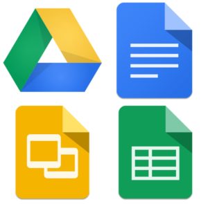 google doc, sheets, slides, drive