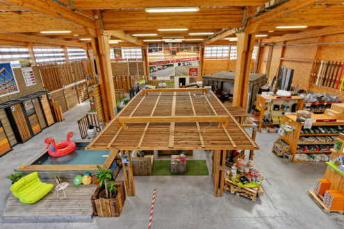 visite virtuelle magasin showroom bois