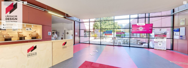ecole de design nantes visite virtuelle