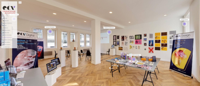 Visite virtuelle ecole ECV Nantes