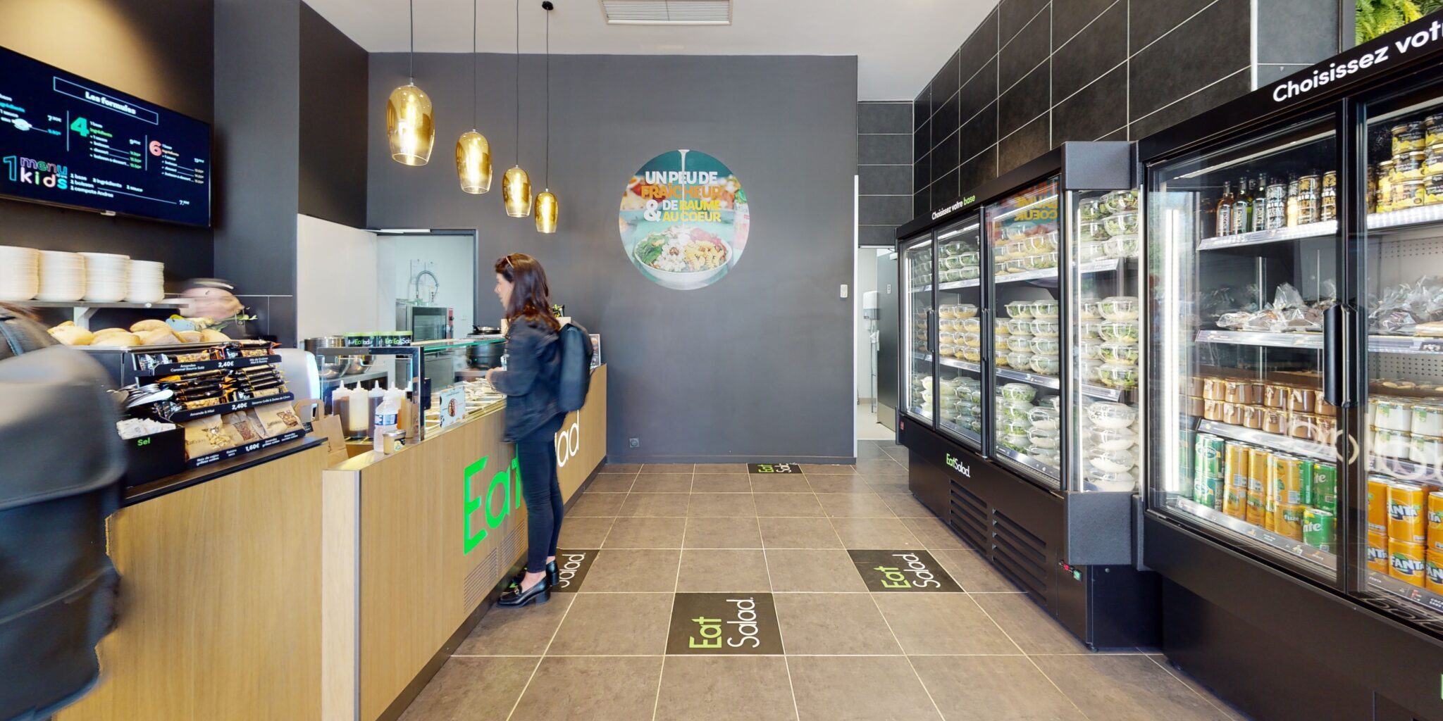 visite virtuelle restaurant eat salad caen