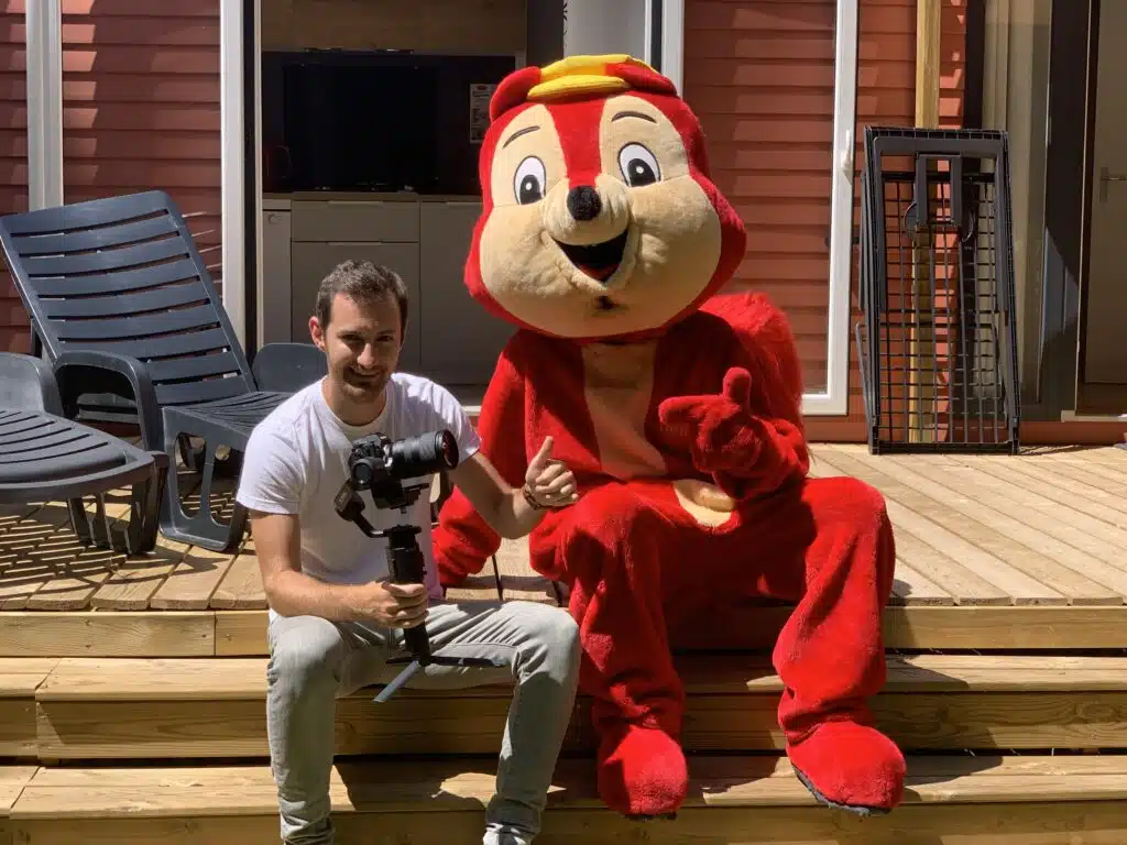 shooting vidéo camping yelloh village