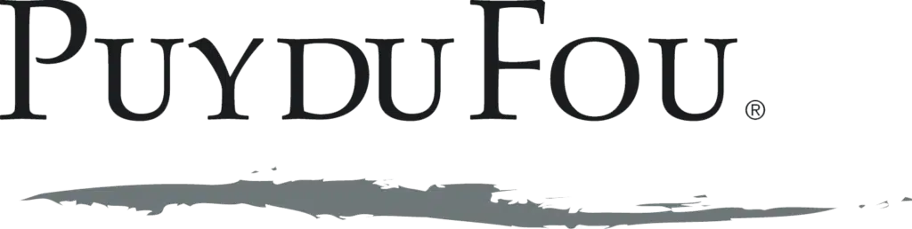 Logo Puy du Fou noir et blanc