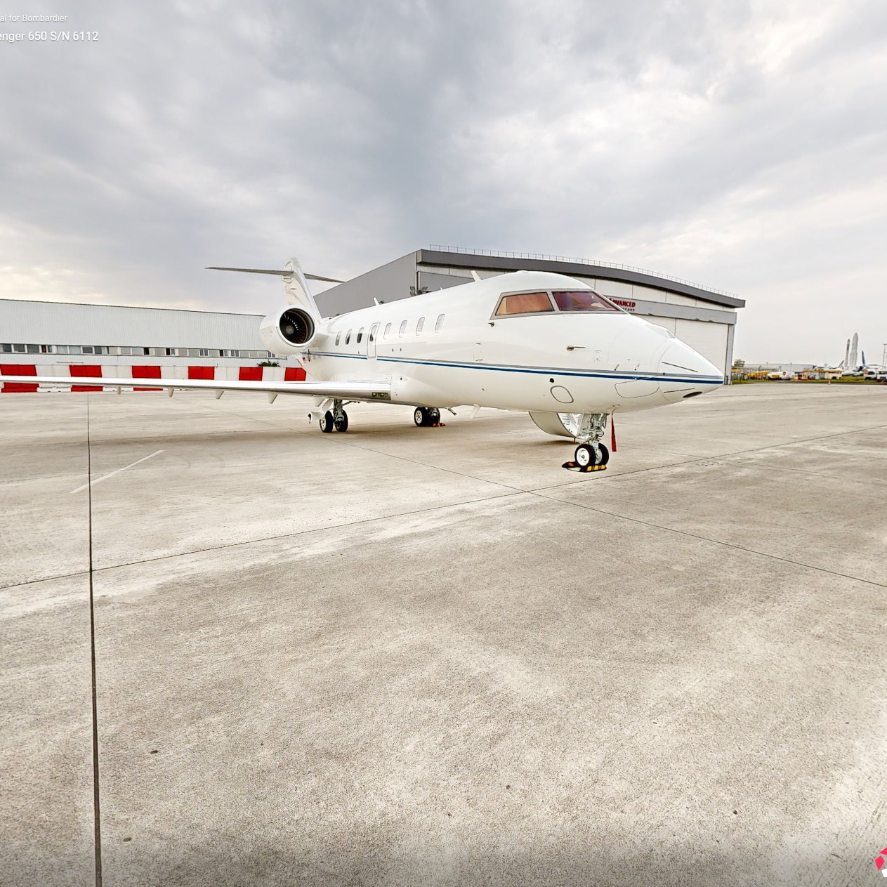 Visite virtuelle jet privé Bombardier