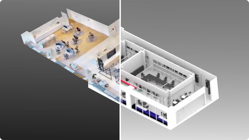 prestataire scan 3D en intervention chez un client