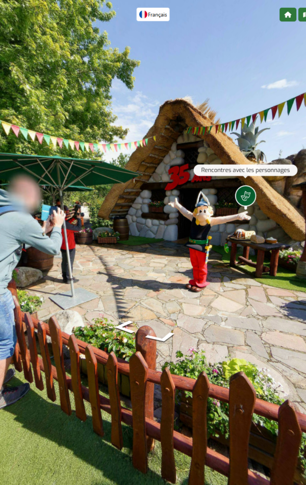 visite virtuelle Paris parc astérix